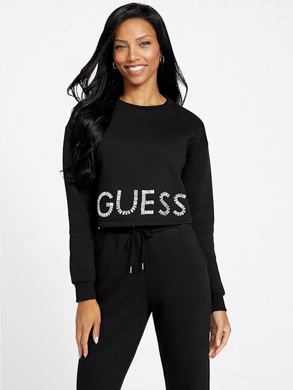 Black guess sweatshirt shop