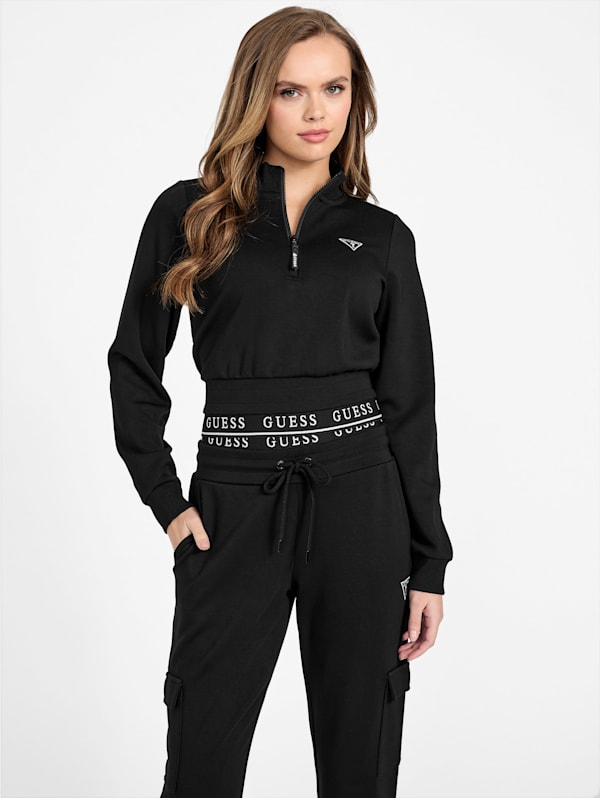 Irene Half-Zip Sweatshirt | GUESS Factory