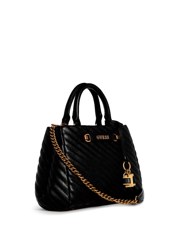 Guess satchel black shop