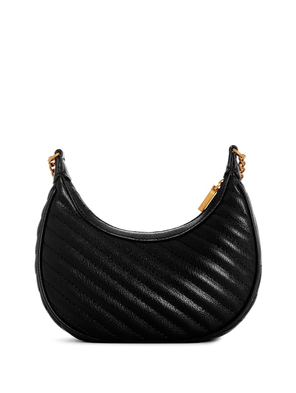 Guess Sela Mini Crossbody Hobo Black