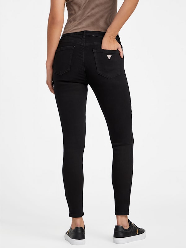 Guess black jeggings new arrivals