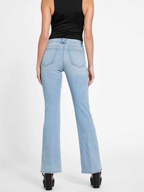 Eco Lyllah Mid Rise Bootcut Jeans GUESS Factory Ca