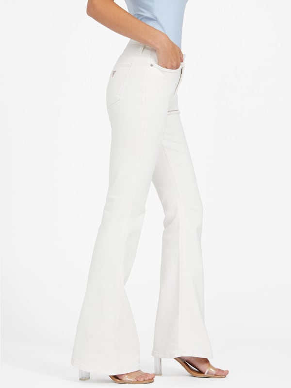 Hudson white sales flare jeans