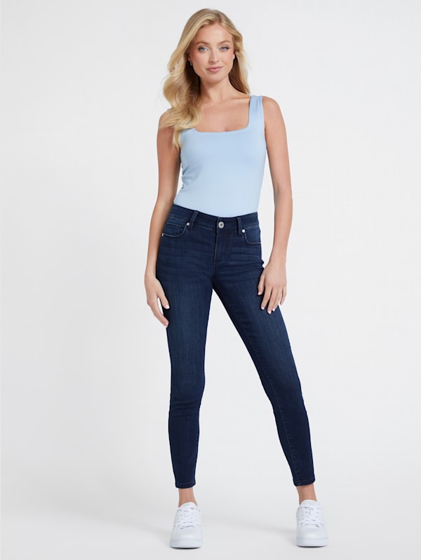 Eco Sienna Classic Mid Rise Skinny Jeans GUESS Factory