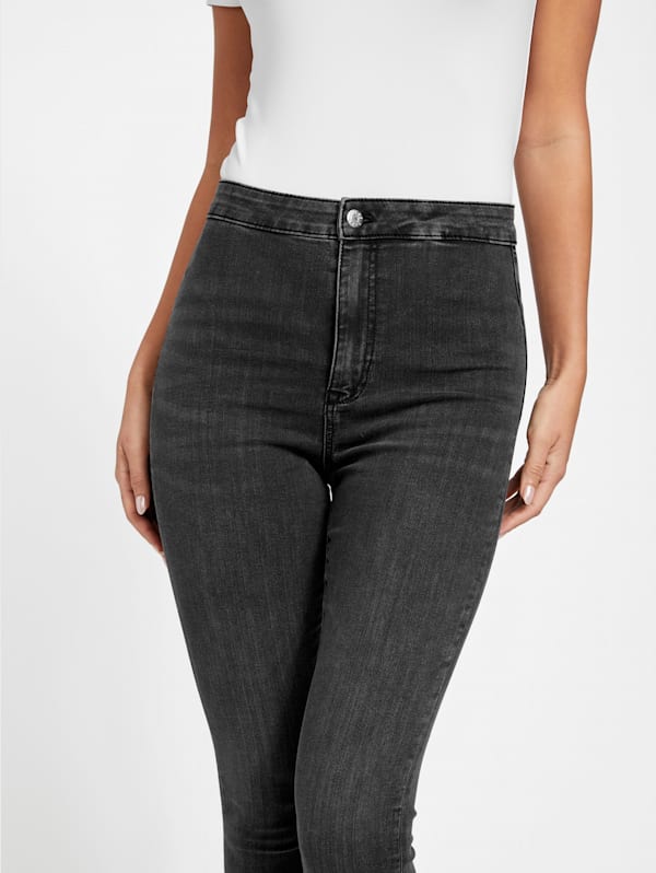  GUESS Jeans Eco Skinny Super High Rise con detalle de yugo para  mujer, Boogie : Ropa, Zapatos y Joyería