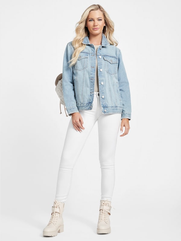 Factory Sienna Curvy Mid rise Skinny Jeans White 28