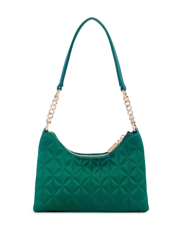 Velina Quilted Satin Mini Shoulder Bag GUESS Canada