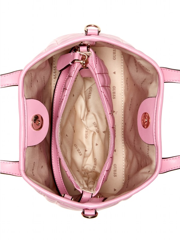 Guess pink tote bag clearance