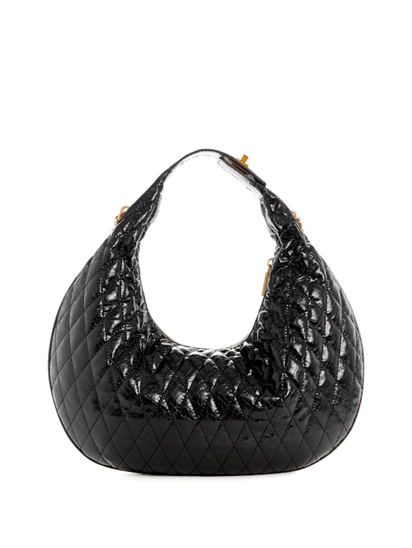 Dema Quilted Hobo Bag GUESS Canada