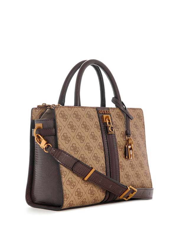 Ginevra Logo Elite Society Satchel GUESS