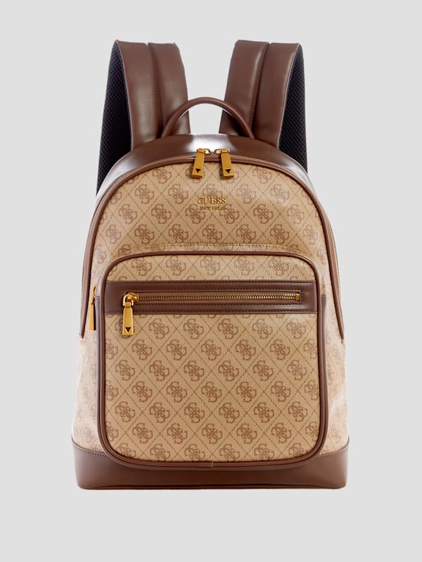 Guess monogram backpack sale