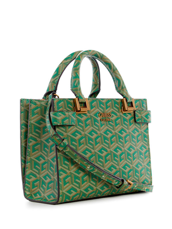 Guess best sale green handbag