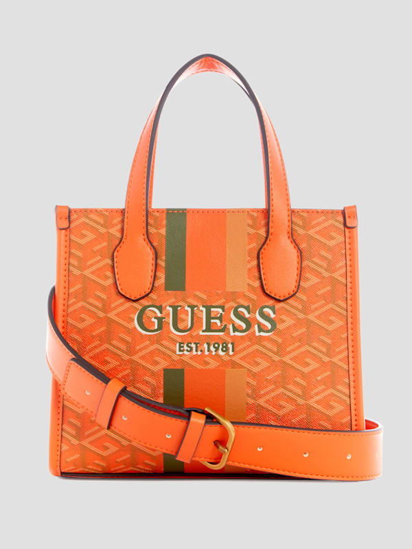 Guess orange handbag outlet