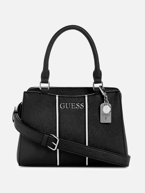 Zadora Faux Leather Satchel GUESS Factory