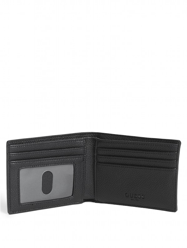 GUESS Billfold Pull Out Card Case Black