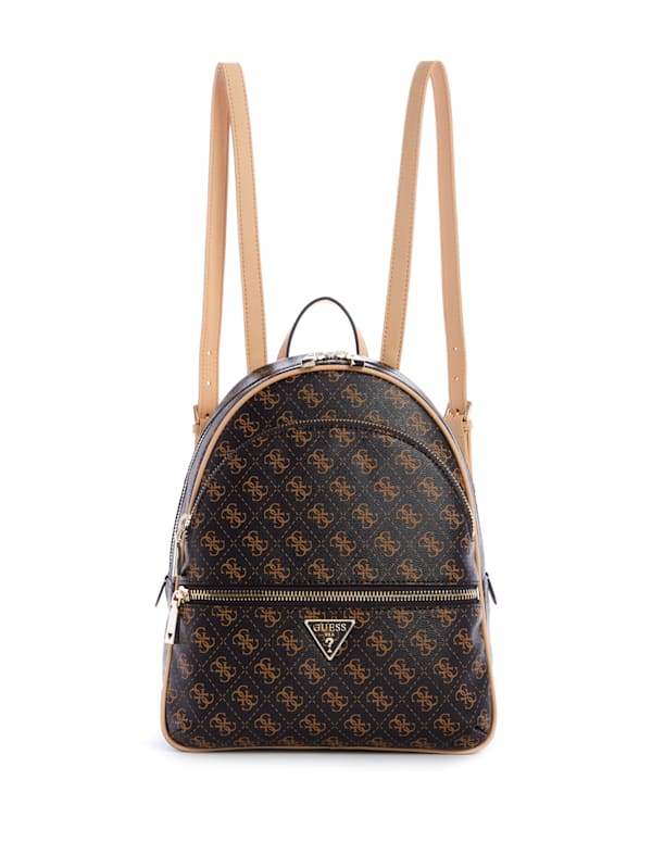 Leeza large logo backpack top