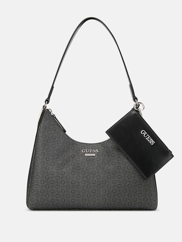 Factory Carris Logo Hobo Bag Black One Size