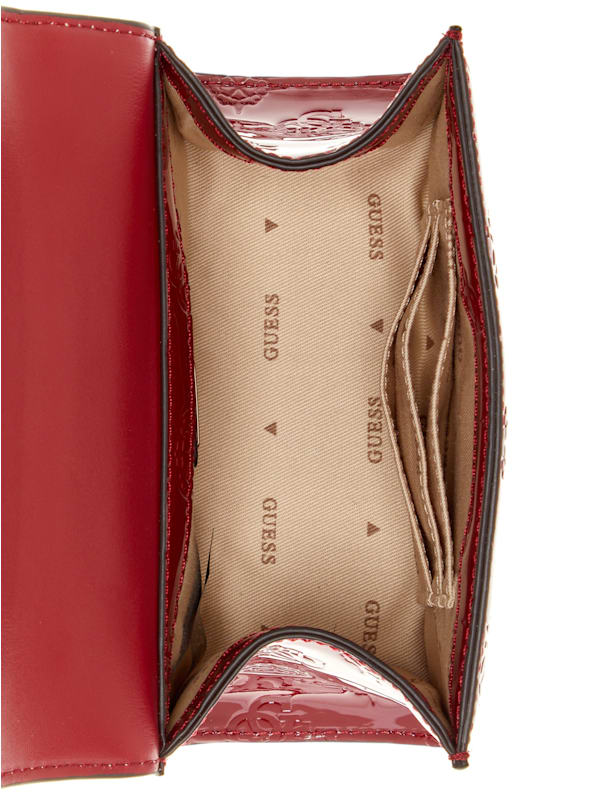 Zalina Mini Patent Top Handle Bag GUESS Canada