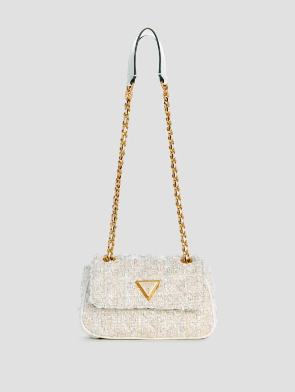 Guess tash convertible crossbody bag white top