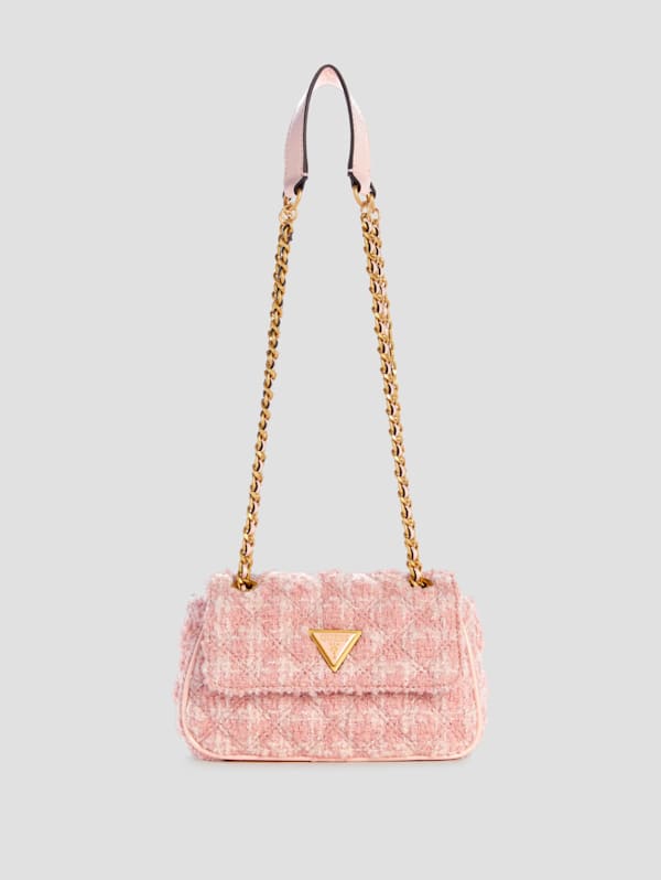Giully Tweed Mini Convertible Crossbody GUESS Canada