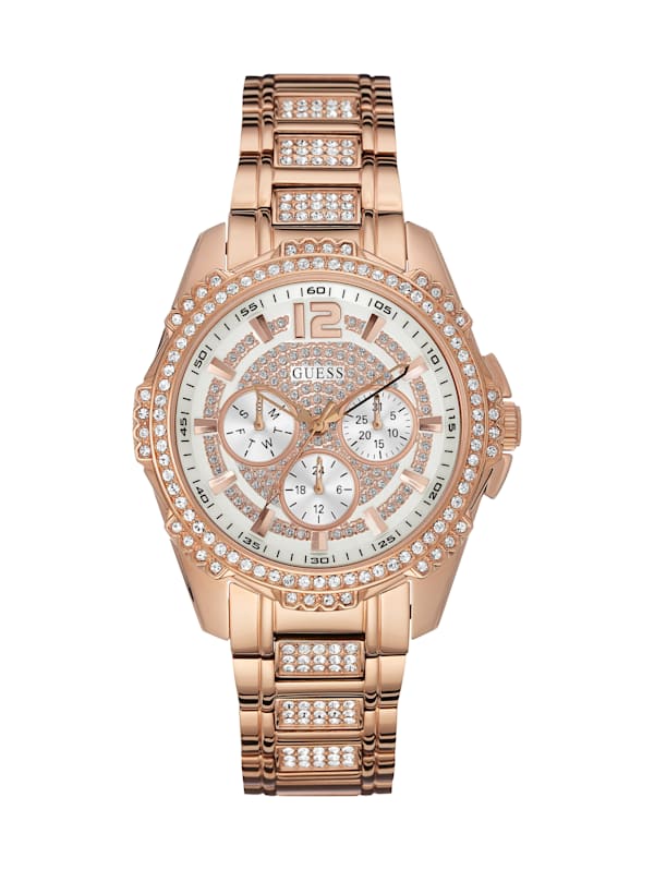 Guess watch women's rose gold tone shop