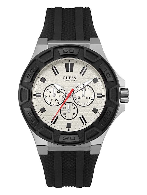 Black Multifunction Watch GUESS Factory Ca