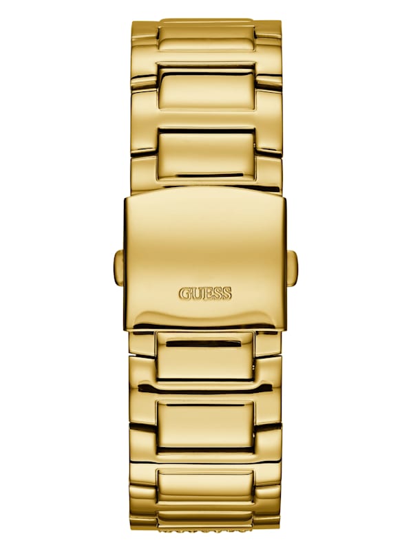 Gold guess watch hotsell