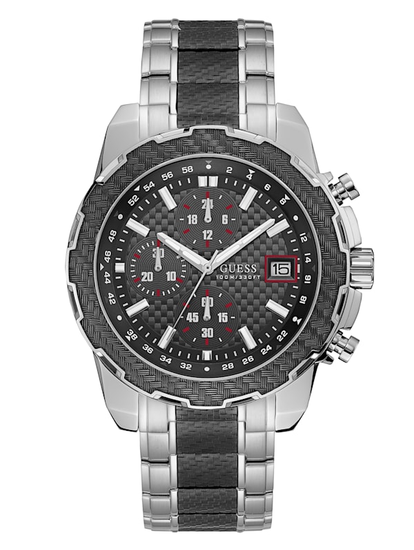 Guess watch chronograph stainless steel store
