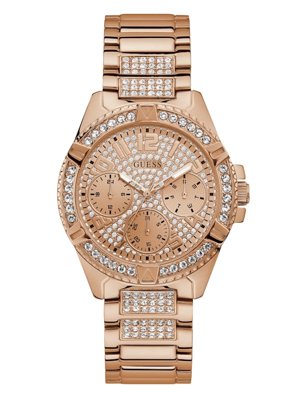 Rose Gold Tone Multifunction Watch GUESS