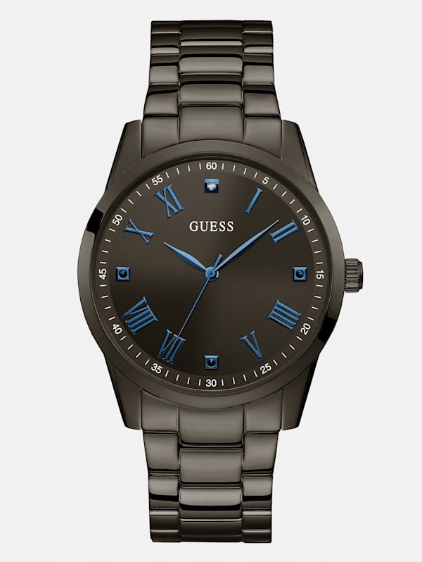 Guess watch men's diamond accent on sale