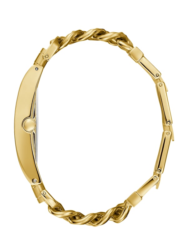 Gold-Tone Chain Analog Watch | GUESS Canada