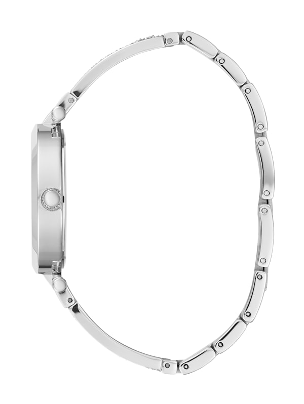 Guess watch silver crystal top