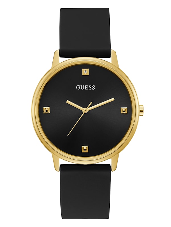 Black and Gold Tone Analog Watch GUESS Factory Ca