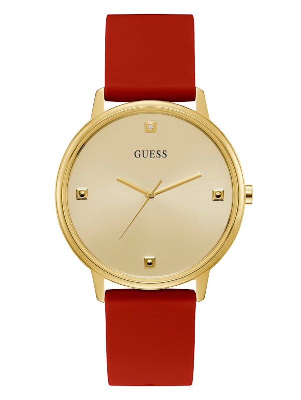 Red guess watch sale