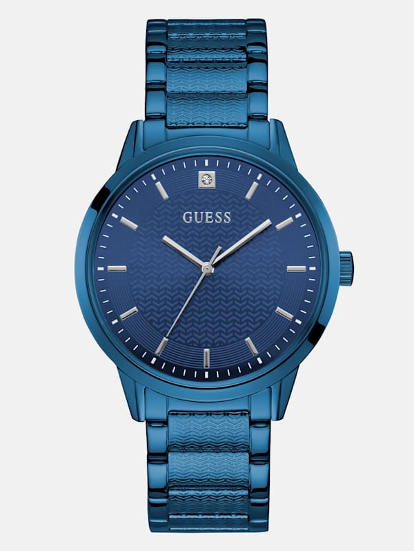 Blue Analog Watch GUESS Factory Ca