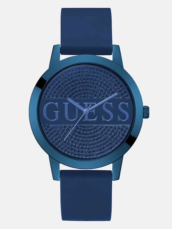 Blue analog watch outlet