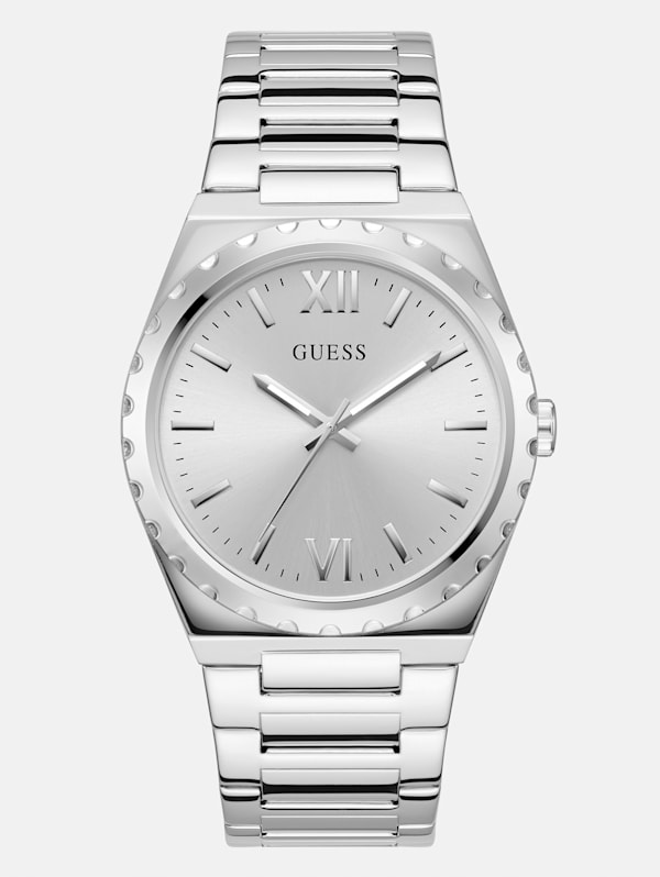 Silver Tone Analog Watch