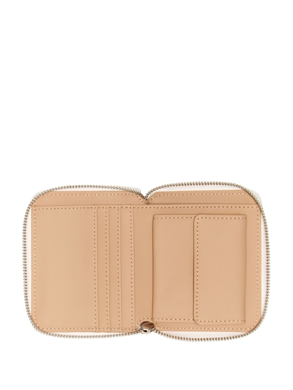 Abree Saffiano Zip Wallet GUESS Factory