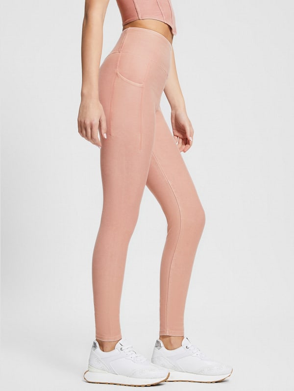 Guess Women's Active Full Length Leggings, Washed Out Pink, Medium :  : Clothing, Shoes & Accessories