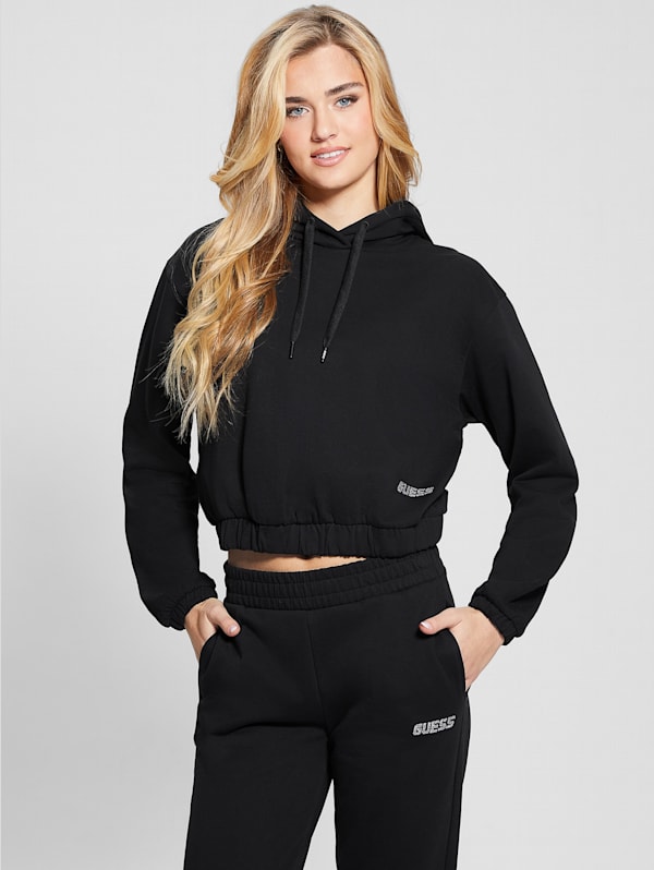 Guess cropped 2025 hoodie