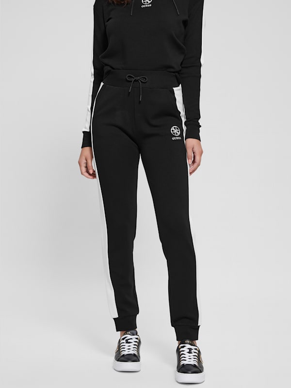 Guess black joggers discount