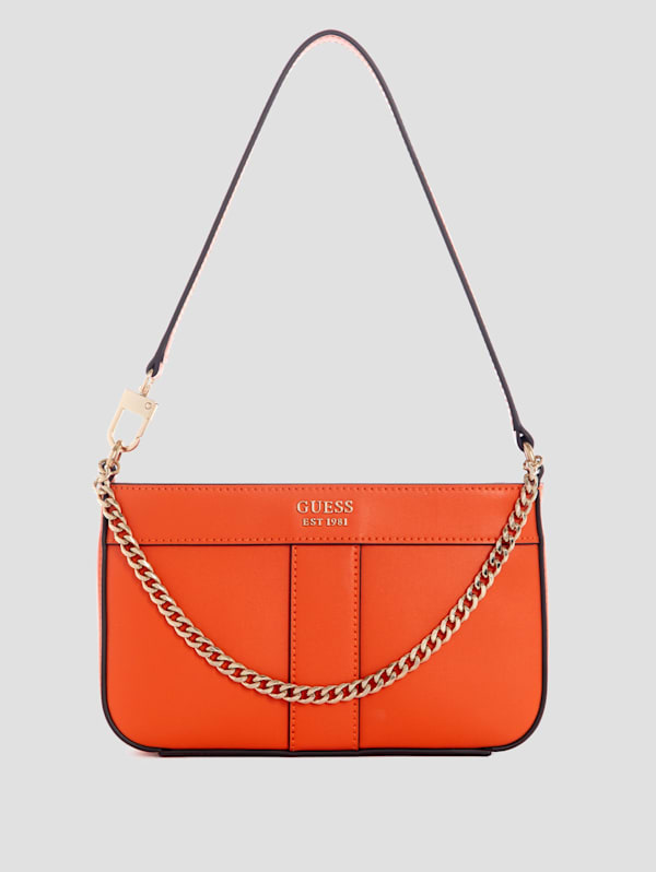 GUESS Handbag Katey Mini - Beige and Orange