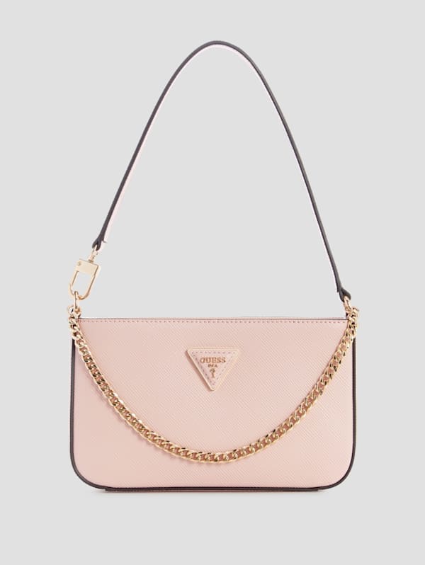 Guess shoulder bag pink sale