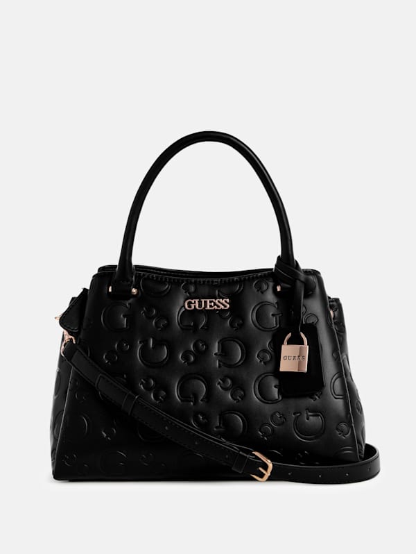 Factory Harleston Debossed Satchel Black One Size