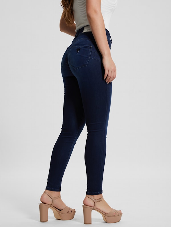 Guess high waisted skinny jeans top