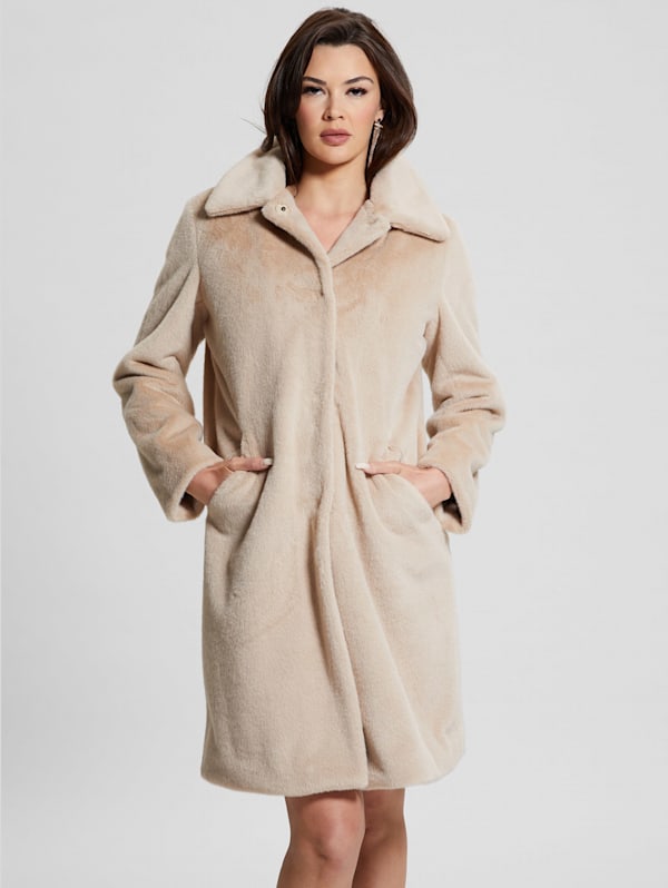 Simmone Faux Fur Coat