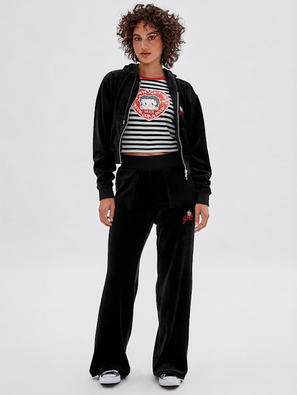 GUESS Originals x Betty Boop Velour Jacket | GUESS Canada