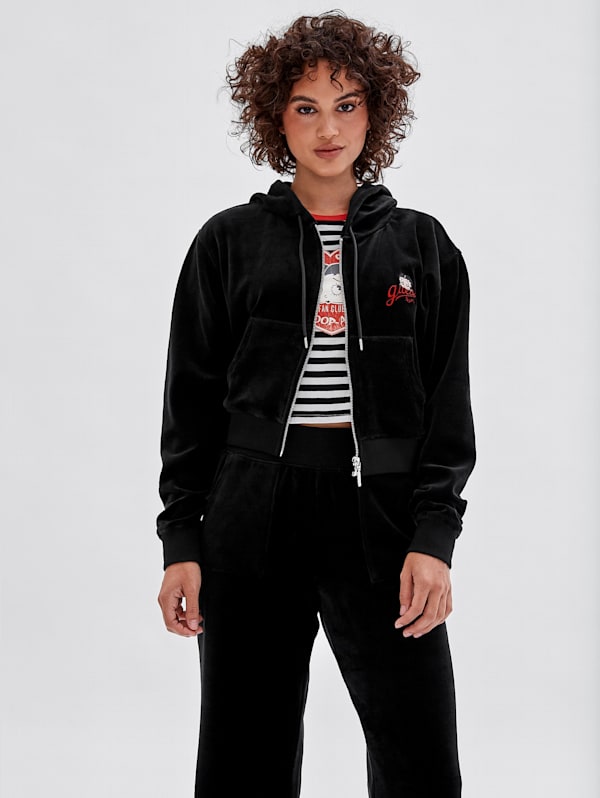 GUESS Originals x Betty Boop Velour Jacket GUESS Canada