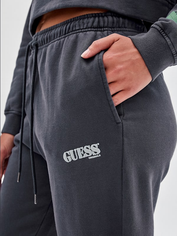 Grey guess joggers sales