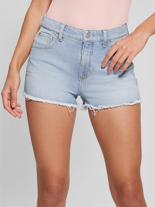 Guess jean shorts womens 2025